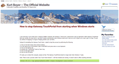 Desktop Screenshot of kurtboyer.com